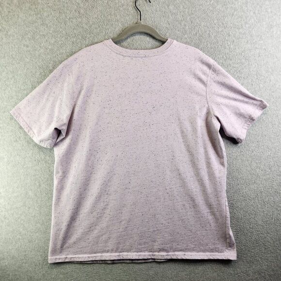Carhartt Shirt Womens 1X Pink Speckled Pocket Tee Textured Loose Fit Heavy - Picture 9 of 10